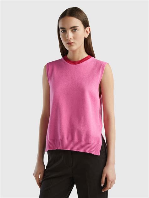 Maglioni. Gilet Fendi in Viscosa Rosa taglia 40 IT 